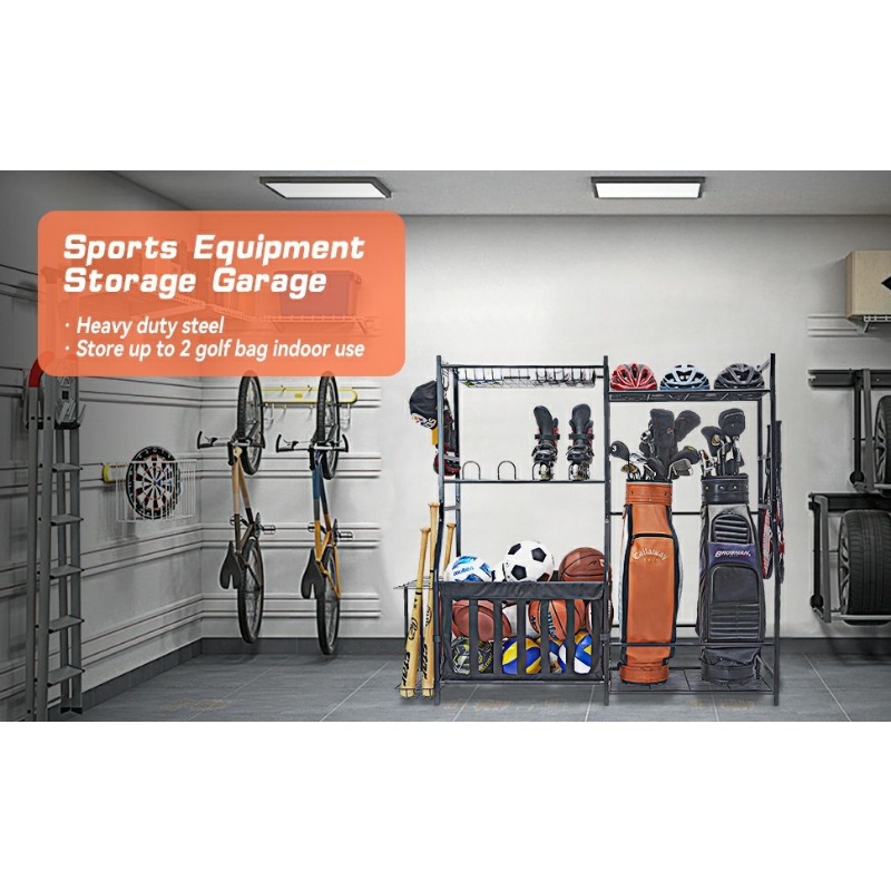 Сумка для хранения спортивного – обзор и цена Sports Equipment Garage Storage