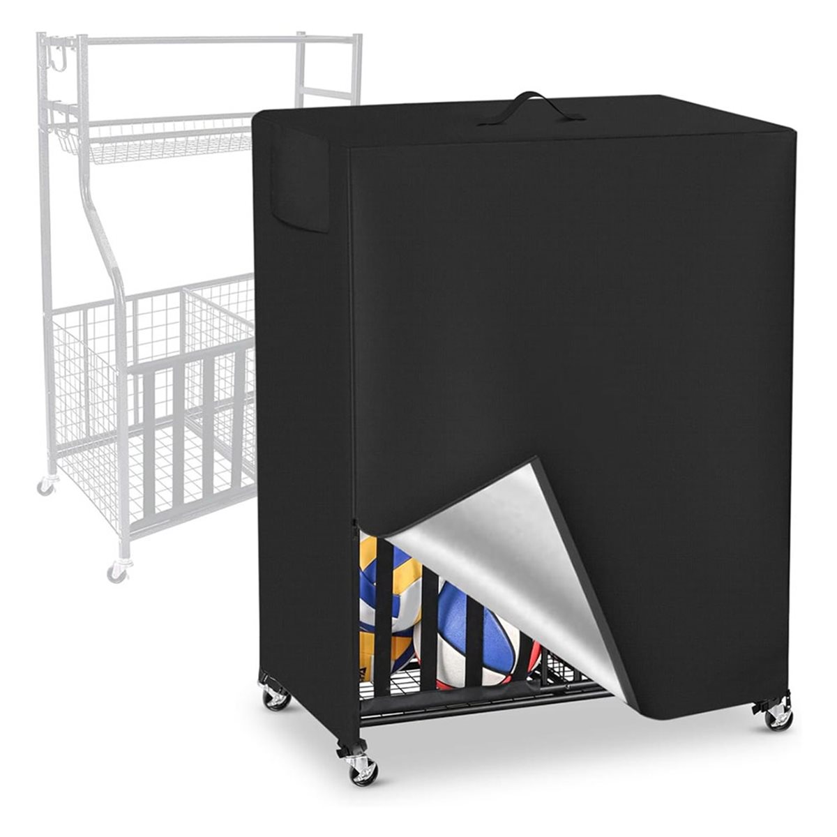 Чехол для баскетбольной стойки – обзор и цена Sports Equipment Garage Storage